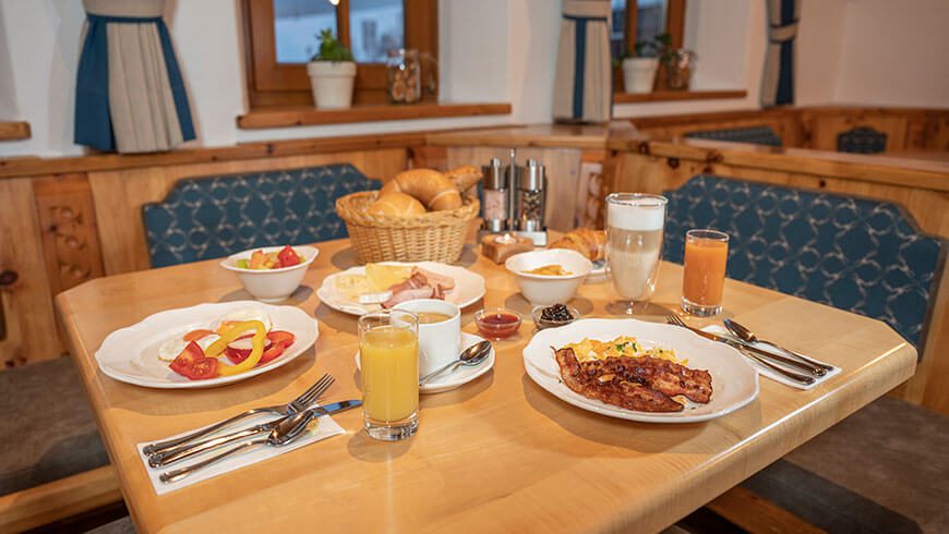 Frühstück im Hotel Weningeralm in Obertauern