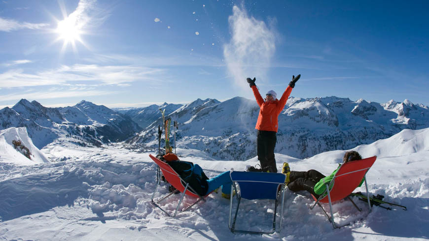 Ski fahren Obertauern